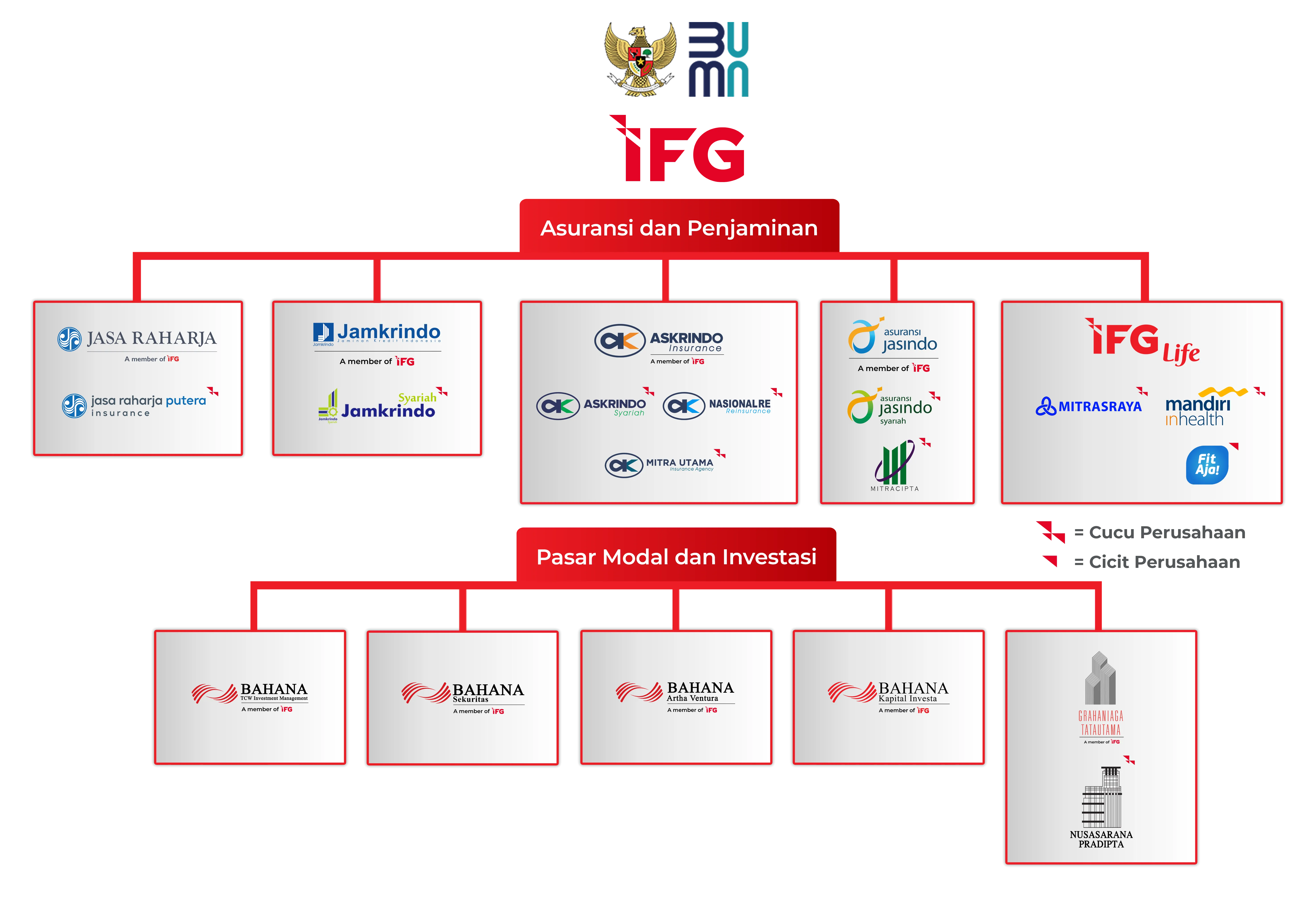 STRUKTUR HOLDING INDONESIA FINANCIAL GROUP